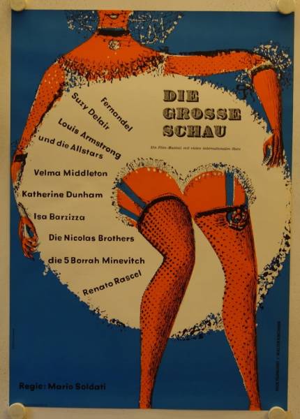 Die grosse Schau originales deutsches Filmplakat